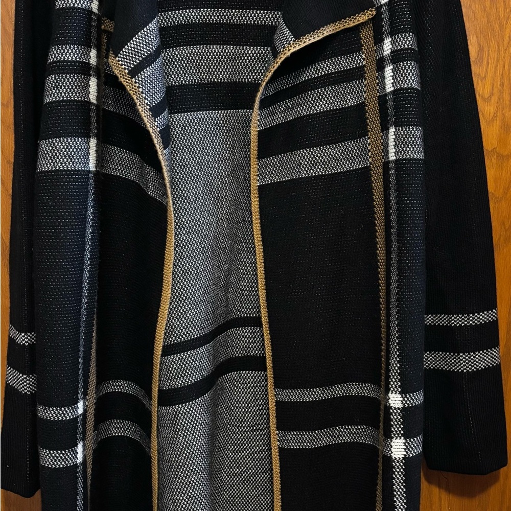 Elegant Black and Gold Women's Coat